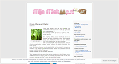Desktop Screenshot of mijnmiskoop.wordpress.com