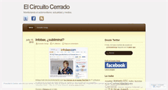 Desktop Screenshot of elcircuitocerrado.wordpress.com