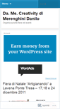 Mobile Screenshot of damecreativity.wordpress.com