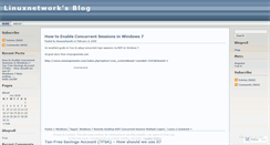 Desktop Screenshot of linuxnetwork.wordpress.com
