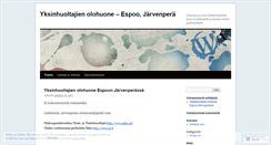 Desktop Screenshot of jarvenperanolohuone.wordpress.com