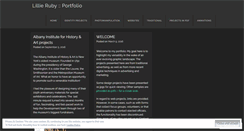 Desktop Screenshot of lillierubydesigner.wordpress.com