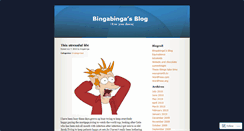 Desktop Screenshot of bingabinga.wordpress.com