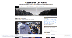 Desktop Screenshot of observerononenation.wordpress.com