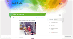Desktop Screenshot of kodokids.wordpress.com