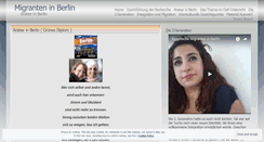 Desktop Screenshot of migranteninberlin.wordpress.com