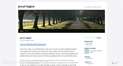 Desktop Screenshot of jlogice.wordpress.com