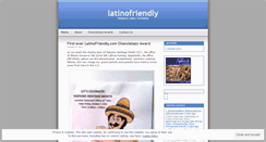 Desktop Screenshot of latinofriendly.wordpress.com