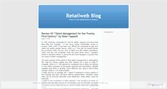 Desktop Screenshot of newretailweb.wordpress.com