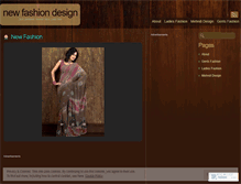 Tablet Screenshot of newfashiondesign.wordpress.com