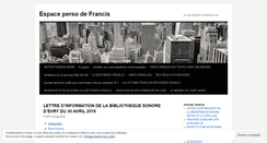 Desktop Screenshot of francisherin.wordpress.com