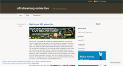 Desktop Screenshot of nfllivegames.wordpress.com