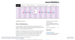 Desktop Screenshot of mocobabies.wordpress.com