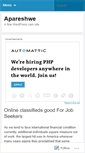 Mobile Screenshot of apareshwe.wordpress.com