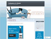 Tablet Screenshot of confessionsofaunistudent.wordpress.com