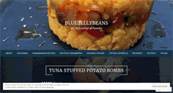 Desktop Screenshot of bluejellybeans.wordpress.com