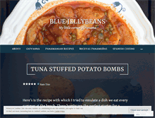 Tablet Screenshot of bluejellybeans.wordpress.com