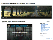 Tablet Screenshot of christianrealtor.wordpress.com