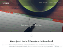 Tablet Screenshot of jojome.wordpress.com