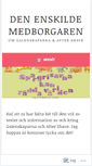 Mobile Screenshot of denenskildemedborgaren.wordpress.com