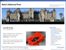 Tablet Screenshot of natesnationalpost.wordpress.com