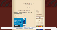 Desktop Screenshot of elguru.wordpress.com