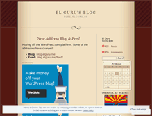Tablet Screenshot of elguru.wordpress.com