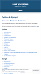 Mobile Screenshot of lukewickstead.wordpress.com