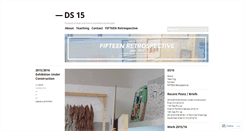 Desktop Screenshot of designstudiofifteen.wordpress.com