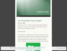 Tablet Screenshot of laurablood.wordpress.com