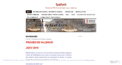 Desktop Screenshot of fpafont.wordpress.com