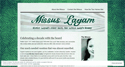 Desktop Screenshot of missuslayam.wordpress.com