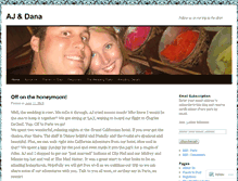 Tablet Screenshot of ajanddana.wordpress.com