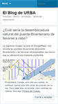 Mobile Screenshot of elblogdeurba.wordpress.com