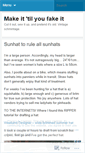 Mobile Screenshot of makeitfakeit.wordpress.com