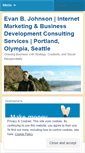 Mobile Screenshot of evanbjohnson.wordpress.com