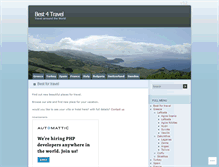 Tablet Screenshot of best4travel.wordpress.com