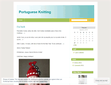 Tablet Screenshot of portugueseknitting.wordpress.com