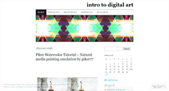 Desktop Screenshot of introtodigitalart.wordpress.com