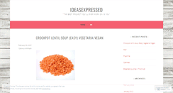 Desktop Screenshot of ideasexpressed.wordpress.com