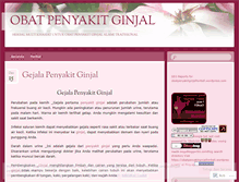 Tablet Screenshot of obatpenyakitginjalherball.wordpress.com