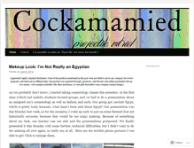 Tablet Screenshot of cockamamied.wordpress.com