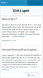 Mobile Screenshot of lion2lamb.wordpress.com
