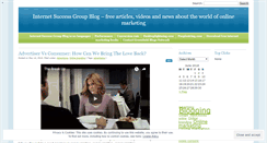 Desktop Screenshot of internetsuccessgroup.wordpress.com