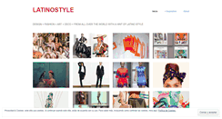 Desktop Screenshot of latinostyle.wordpress.com