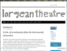 Tablet Screenshot of lorgeantheatre.wordpress.com