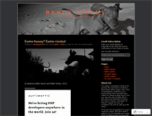 Tablet Screenshot of bellavizsla.wordpress.com