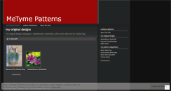 Desktop Screenshot of metymepatterns.wordpress.com