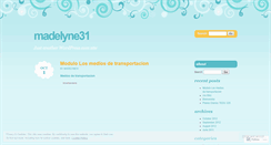 Desktop Screenshot of madelyne31.wordpress.com