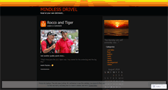 Desktop Screenshot of mindlessdrivel.wordpress.com